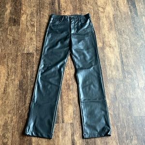 Faux Leather Pants